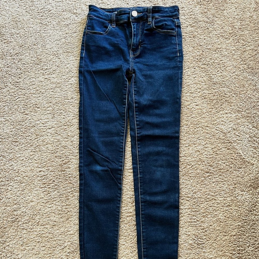 American Eagle High-Rise Jegging Dark Wash Size 0